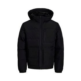 Jack & Jones 12258416 Jjeotto Puffer Siyah Erkek Mont