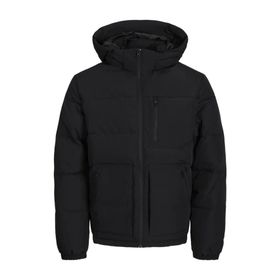 Jack & Jones 12258416 Jjeotto Puffer Siyah Erkek Mont