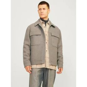 Jack & Jones 12259393 Toprak Erkek Mont