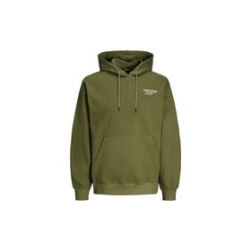 Jack & Jones 12260010-CPR Aero Yeşil Kapüşonlu Erkek Sweatshirt