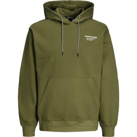 Jack & Jones 12260010-CPR Aero Yeşil Kapüşonlu Erkek Sweatshirt