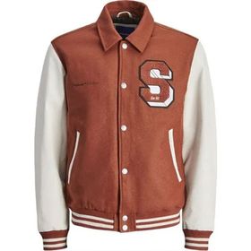 Jack & Jones 12260455 Bomber Kahverengi Erkek Mont