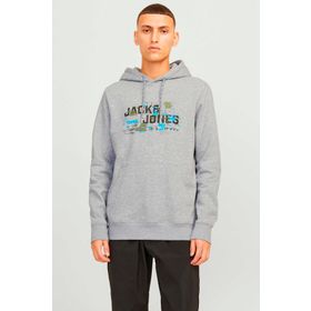 Jack & Jones 12261670 Gri Erkek Sweatshirt