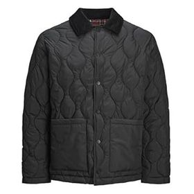 Jack & Jones 12262454-BLACK Jprblucalep Quilted Siyah Erkek Mont