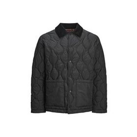 Jack & Jones 12262454-BLACK Jprblucalep Quilted Siyah Erkek Mont