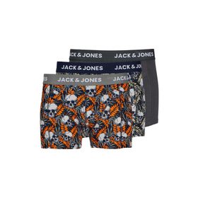 Jack & Jones 12263738 Gri 3'lü Erkek Boxer