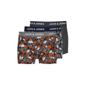 Jack & Jones 12263738 Gri 3'lü Erkek Boxer