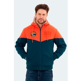 Jack & Jones 12269593 Turuncu Erkek Sweatshirt