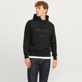 Jack & Jones 12270541-B Siyah Frederiksberg Erkek Sweatshirt
