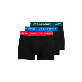 Jack & Jones 12271554 Siyah 3'lü Erkek Boxer