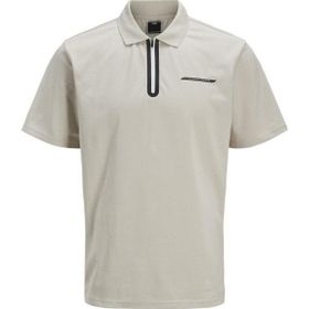 Jack & Jones 12273127 Fusıon Pıque Fermuarlı Polo Yaka Erkek Tişört