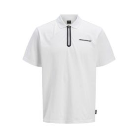 Jack & Jones 12273127 Fusıon Pıque Fermuarlı Polo Yaka Erkek Tişört