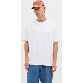 Jack & Jones 12273388-BW Beyaz Marrakesh Sketch Erkek T-Shirt