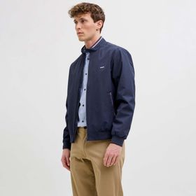 Jack & Jones 12273393-SBN Lacivert Blubrad Erkek Ceket