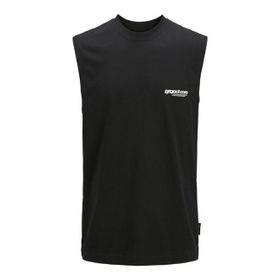 Jack & Jones 12273446 Unuon Prınt Kolsuz Erkek Tişört
