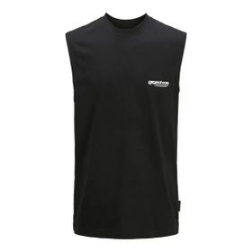 Jack & Jones 12273446 Unuon Prınt Kolsuz Erkek Tişört
