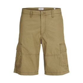 Jack & Jones 12274389 Füme Erkek Jpstcole Rahat Kalıp %100 Pamuk Kargo Şort