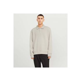 Jack & Jones 12278586-MBM Bej Bradley Polo Erkek Sweatshirt