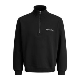 Jack & Jones 12282899-B Siyah Norrebro Erkek Sweatshirt