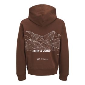 Jack & Jones 12284393-PSL Kahverengi Mount Erkek Sweatshirt