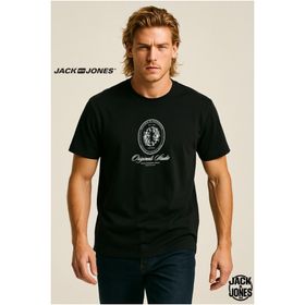 Jack & Jones 12286609-B Siyah Graphic Erkek T-Shirt