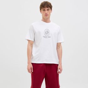 Jack & Jones 12286609-BW Beyaz Graphic Erkek T-Shirt