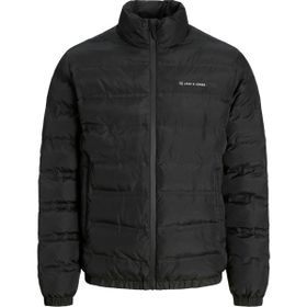 Jack & Jones 12286684 Şişme Puffer Siyah Erkek Mont