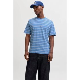 Jack & Jones 12291021 Norrebro Strıpe Çizgili Relax Fit Erkek Tişört