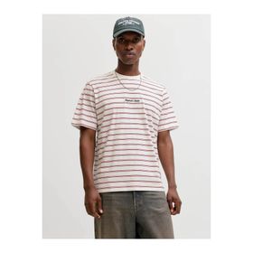 Jack & Jones 12291021 Norrebro Strıpe Çizgili Relax Fit Erkek Tişört