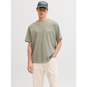 Jack & Jones 12292148-SGRS Montauk Allover Print Erkek Yeşil Tişört