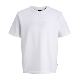 Jack & Jones 12292403-BW Branding Erkek Beyaz Tişört