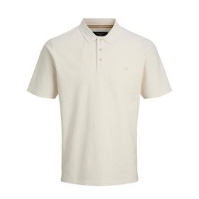 Jack & Jones 12293197-BW Summer Erkek Beyaz Polo Tişört