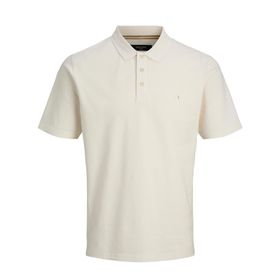 Jack & Jones 12293197-BW Summer Erkek Beyaz Polo Tişört