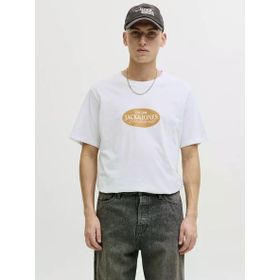 Jack & Jones 12297891 Catskılls Front Logo Regular Fit Erkek Tişört