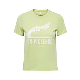 Jack & Jones 15293588 Açık Sarı Kadın T-shirt