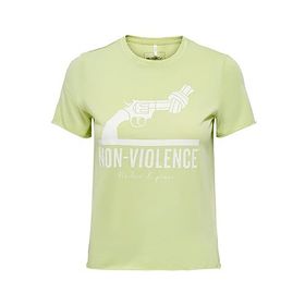 Jack & Jones 15293588 Açık Sarı Kadın T-shirt