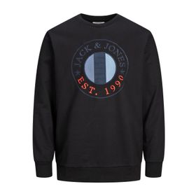 Jack & Jones Accessories Jactyler Crewneck Siyah Erkek Sweatshirt