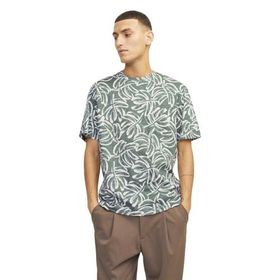 Jack & Jones All Over Print Laurel Wreath Yuvarlak Yaka Erkek T-shirt