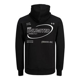 Jack & Jones Black Kapüşonlu Erkek Sweatshirt