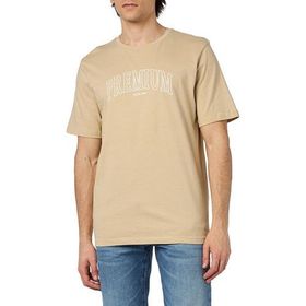 Jack & Jones Blumalik Erkek Kahverengi Bisiklet Yaka Tişört
