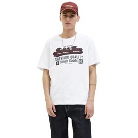 Jack & Jones Cloud Dancer Logolu Erkek T-Shirt