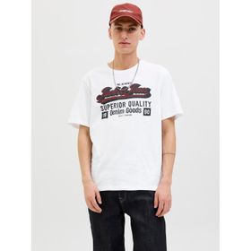 Jack & Jones Cloud Dancer Logolu Erkek T-Shirt
