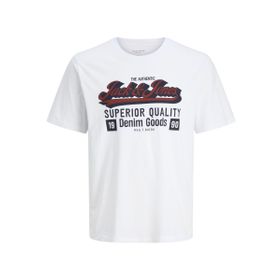 Jack & Jones Cloud Dancer Logolu Erkek T-Shirt