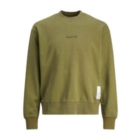 Jack & Jones Core Jcoprjct Sweat Crew Neck AW23 Yağ Yeşili Erkek Sweatshirt