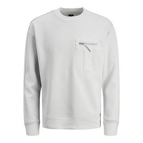 Jack & Jones Core Jcospace Pocket Sweat Mix Package Gri Erkek Sweatshirt