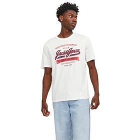 JACK & JONES Erkek kısa kollu gömlek, Cloud Dancer., S