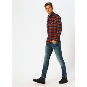 Jack Jones Erkek Mavi Glenn Pantolon