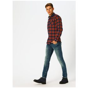 Jack Jones Erkek Mavi Glenn Pantolon