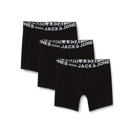 Jack & Jones Erkek Siyah 3'lü Boxer