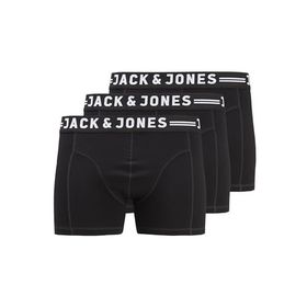 Jack & Jones Erkek Siyah 3'lü Boxer